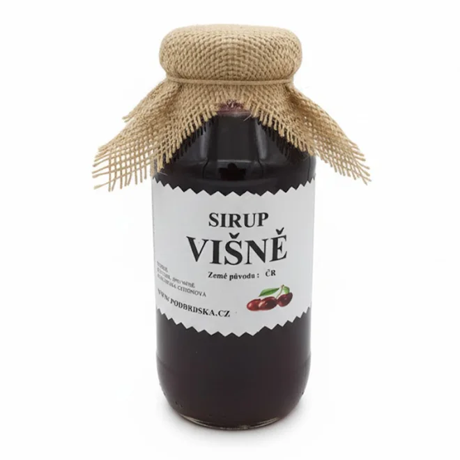 300 ml Domáci sirup českej výroby (višňový)