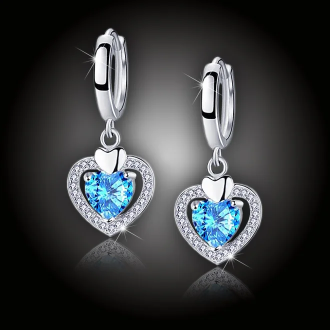 Náušnice Brillance Mylady Sea Blue