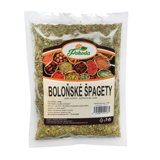 200 g Koreninová zmes "Bolonské špagety"
