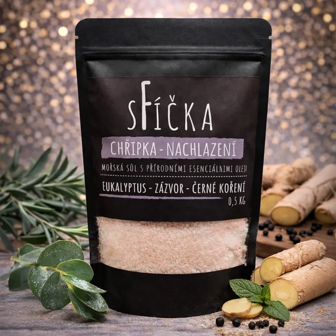 500 g Morská soľ s esenciálnymi olejmi