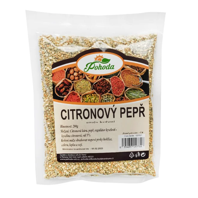 200 g Čierne korenie citrónové