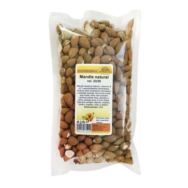 Mandle natural, 500 g