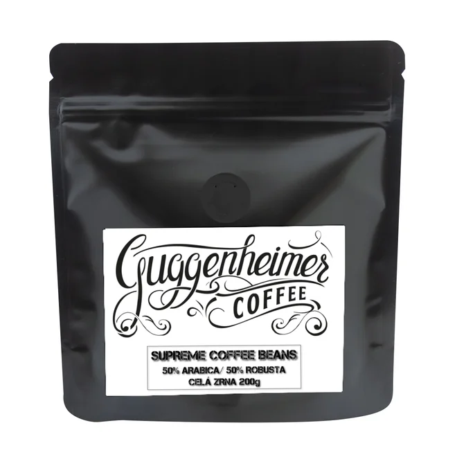 Zrnková káva Guggenheimer Supreme (200 g)