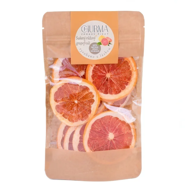 Sušený růžový grapefruit