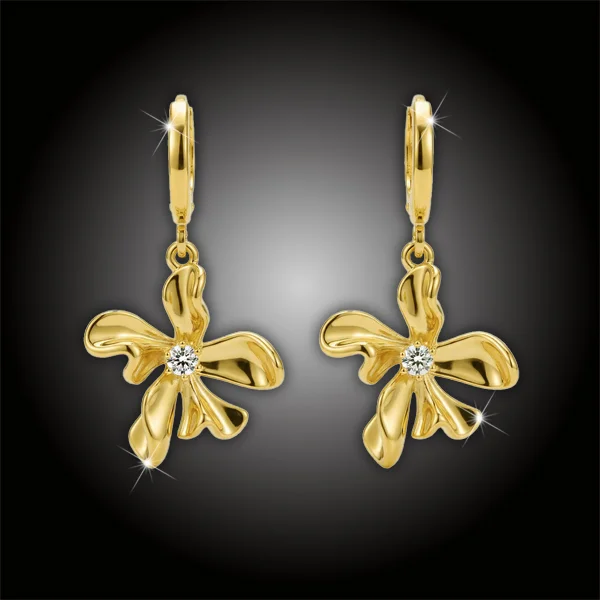 Pozlacené náušnice La Diamantina Ambrosia Gold