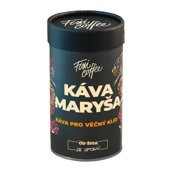 Káva z českej pražiarne "Káva Maryša" (balenie: tubus)