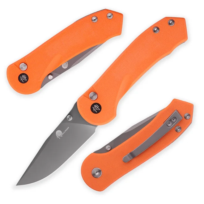 Zavírací nůž Dellinger Shine, VG-10 & G10 Orange