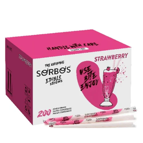 200 x 8 g Balenie jedlých ovocných slamiek SORBOS