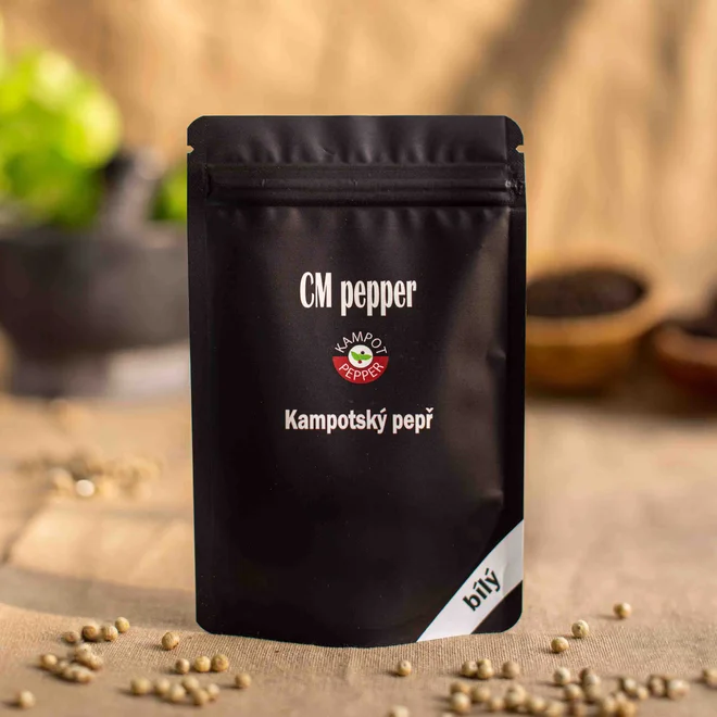 Kampotský pepř – bílý