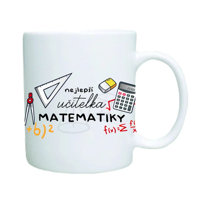 Hrnek pro učitelku matematiky