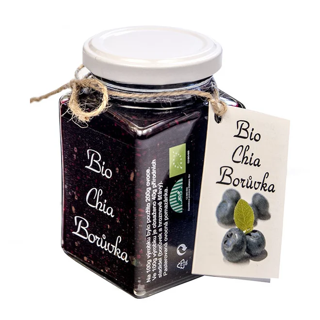 Bio chia borůvka, 260 g