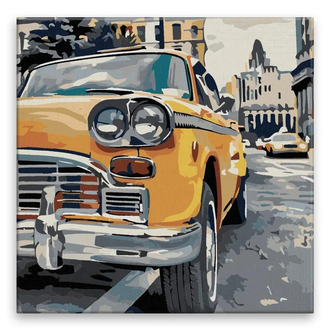 Obraz maľovaný podľa čísel (40 x 40 cm)