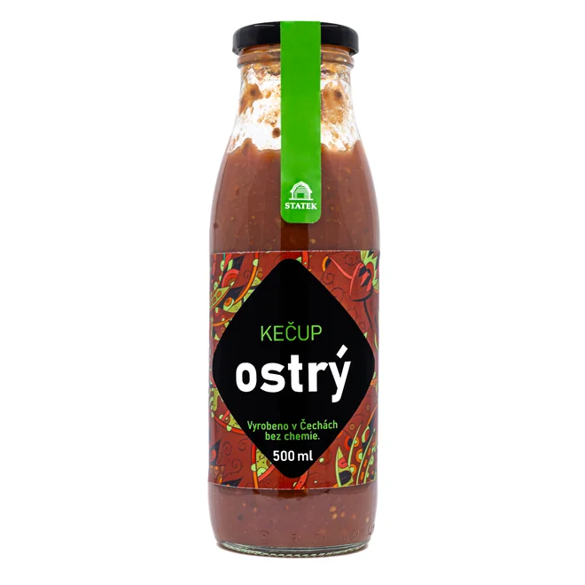 Kečup ostrý, 500 ml