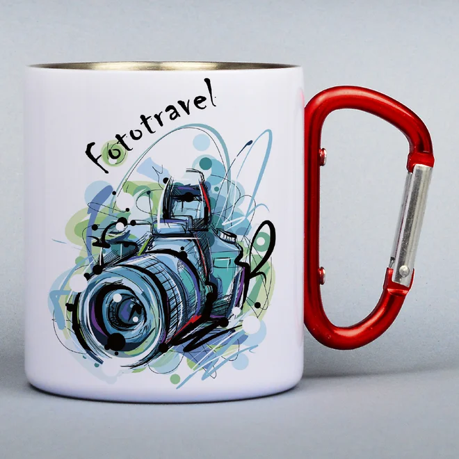 300 ml Turistický nerezový termohrnček "Fototravel"
