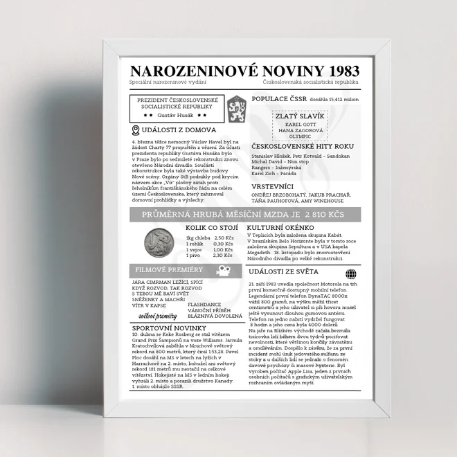 Narozeninové noviny 1983