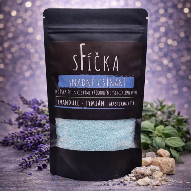 500 g Morská soľ s esenciálnymi olejmi