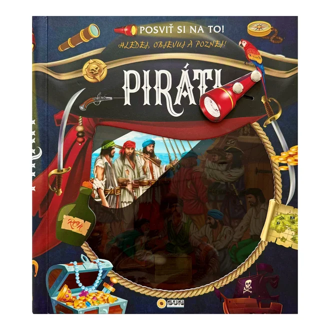 Posviť si na to: Piráti - knížka s baterkou