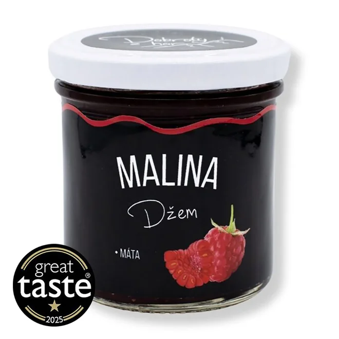 Originálny český džem (malina - mäta)