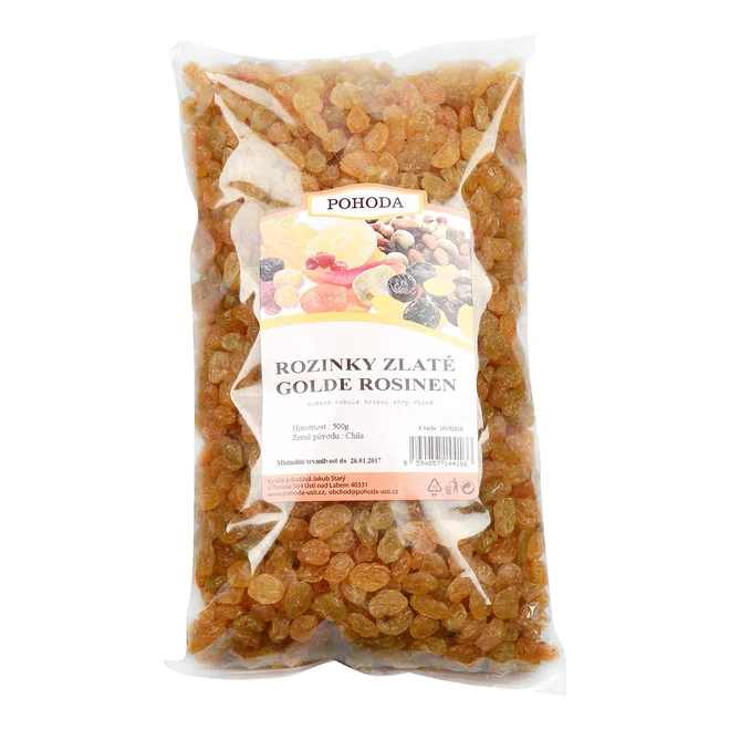 Rozinky zlaté, 500 g