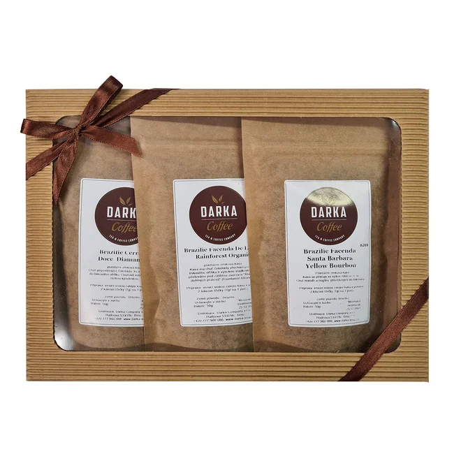5 x 50 g Kávové degustačné menu "Brazília"