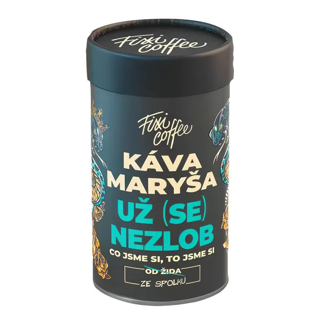 Káva z českej pražiarne "Už (se) nezlob" (balenie: tubus)