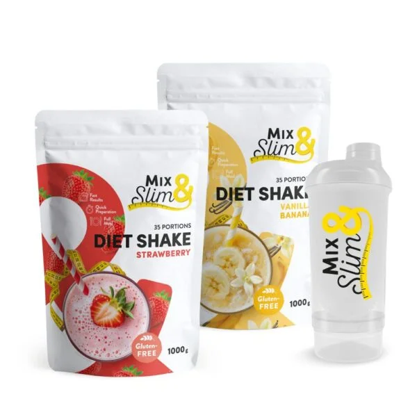 Výhodný balíček proteinových nápojů 2 000 g (70 porcí) a shaker
