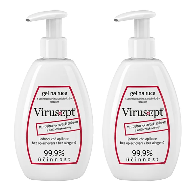 2× Virusept gel na ruce, 500 ml
