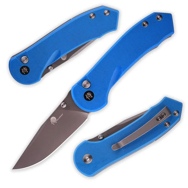 Zavírací nůž Dellinger Shine, VG-10 & G10 Blue