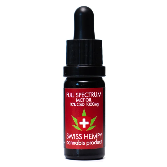 10% CBD olej Swisshempy - full spectrum (10 ml)