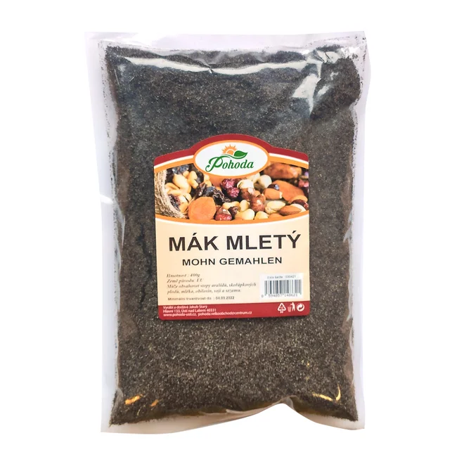 Mák modrý mletý, 400 g