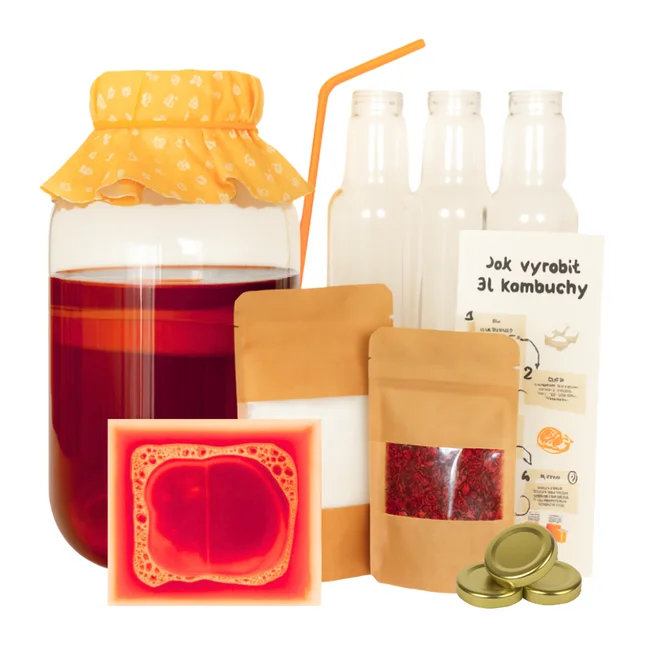 Kombucha premium set - red
