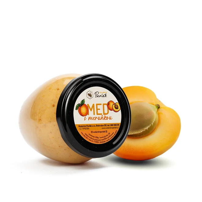 Pastovaný med českej výroby (marhuľa)