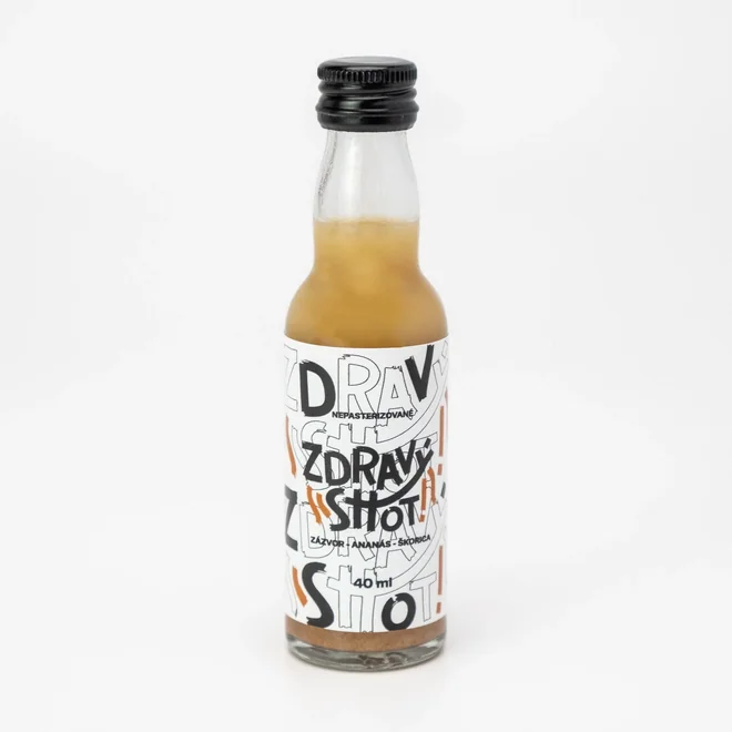 Zázvorový nápoj Ginger Shot "Ananás a škorica"