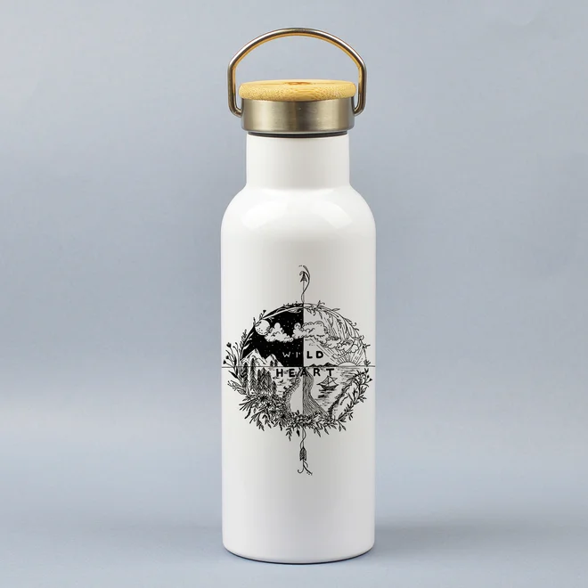 500 ml Turistická termofľaša "Wild heart"
