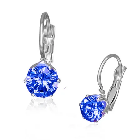 Náušnice se dvěma krystaly Swarovski Elements - Claris - 6 mm