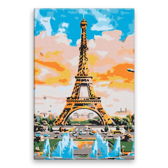 Eiffel Tower malba 40 × 60 cm