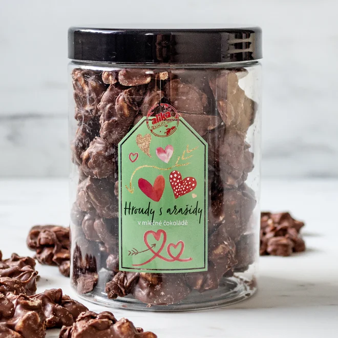 Čoko hroudy v mléčné čokoládě, 500 g