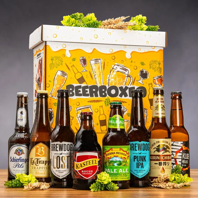 8-dielny Darčekový box "Beerboxeo" plný pivných špecialít