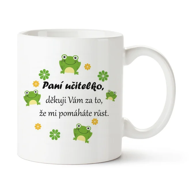 Paní učitelko, děkuji – žabky