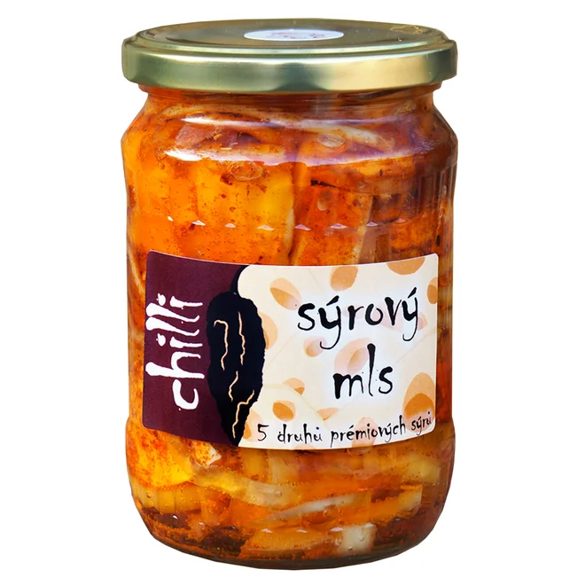 Sýrový mls - 5 druhů sýrů s chilli habanero, 530 g