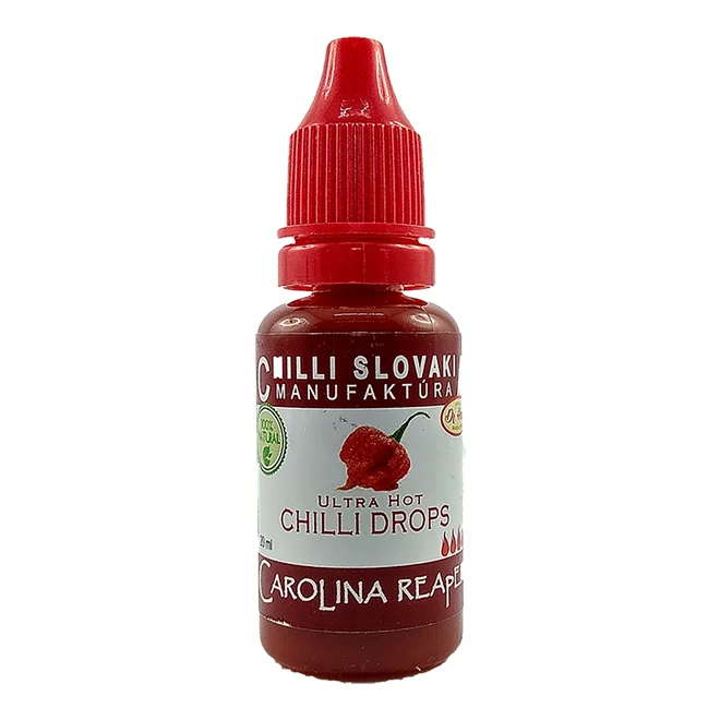 Carolina Reaper chilli drops, 20 ml
