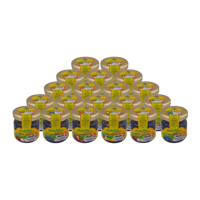 20 x 40 ml Balenie pečeného matcha čaju (ovocný mix 4 príchute)