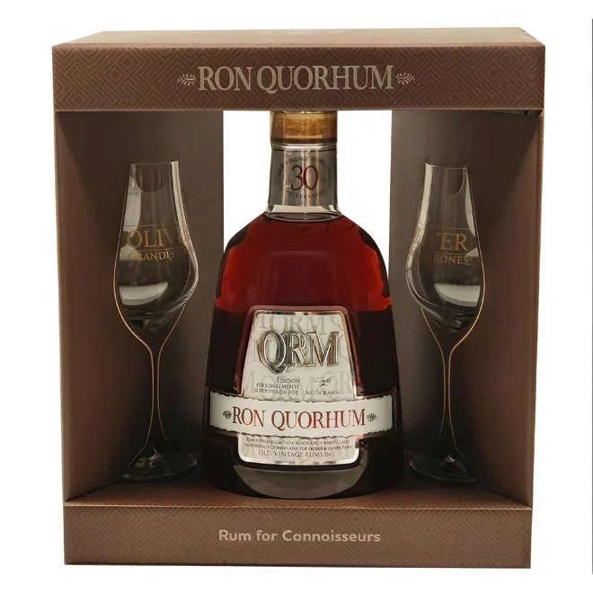 Quorhum 30 Oporto Finish 40 % (0,7 l) v dárkovém boxu se 2 skleničkami