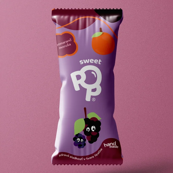 Sweet Pop - moruše-pomeranč, 30 g