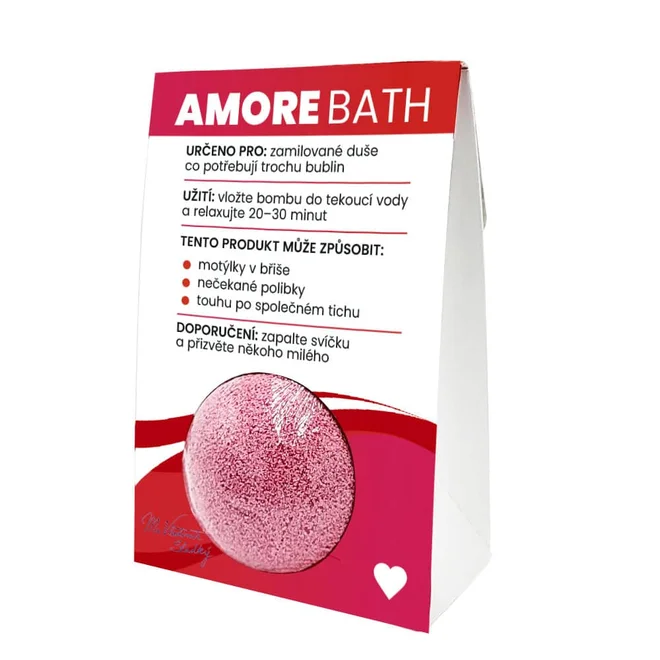 110 g Šumivá a penivá bomba do kúpeľa "Amore Bath"