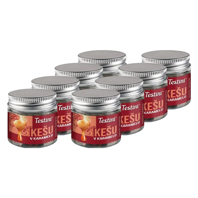 8x Testin Kešu v karamelu