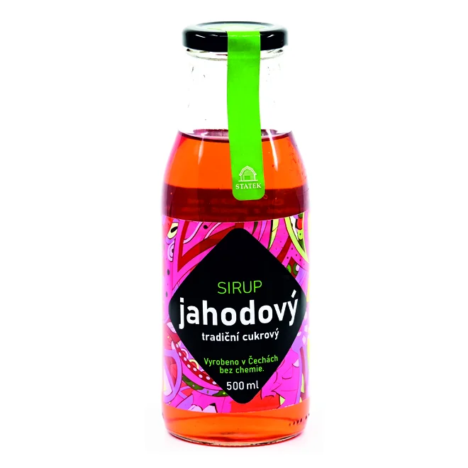 Jahodový sirup, 500 ml