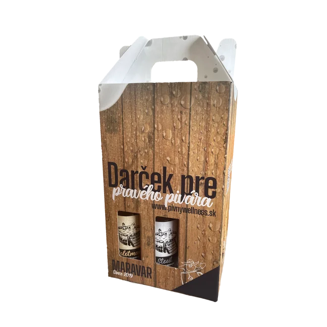 8-dielny Darčekový balíček piva a kozmetiky „Klasik“
