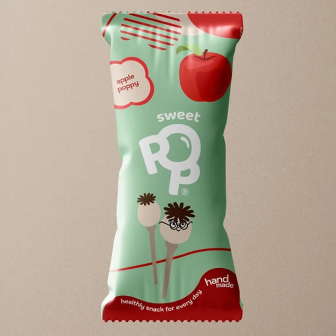 Sweet Pop - jablko-mák, 30 g