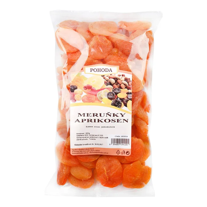 Meruňky sířené, 500 g